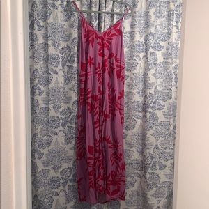 Floral Spaghetti Strap Maxi Dress